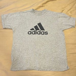 Adidas size large gray T-shirt
